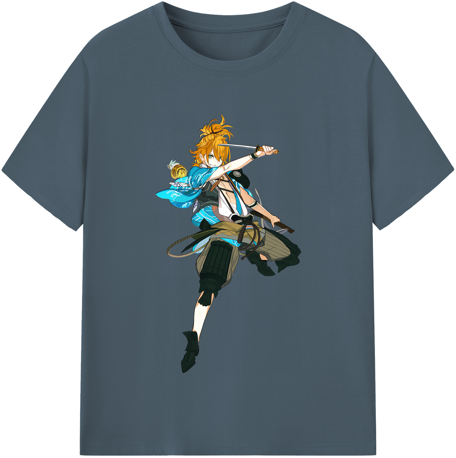 （画像用） 刀剣乱舞 Touken Ranbu 綿100％半袖Tシャツ（フロントプリント）